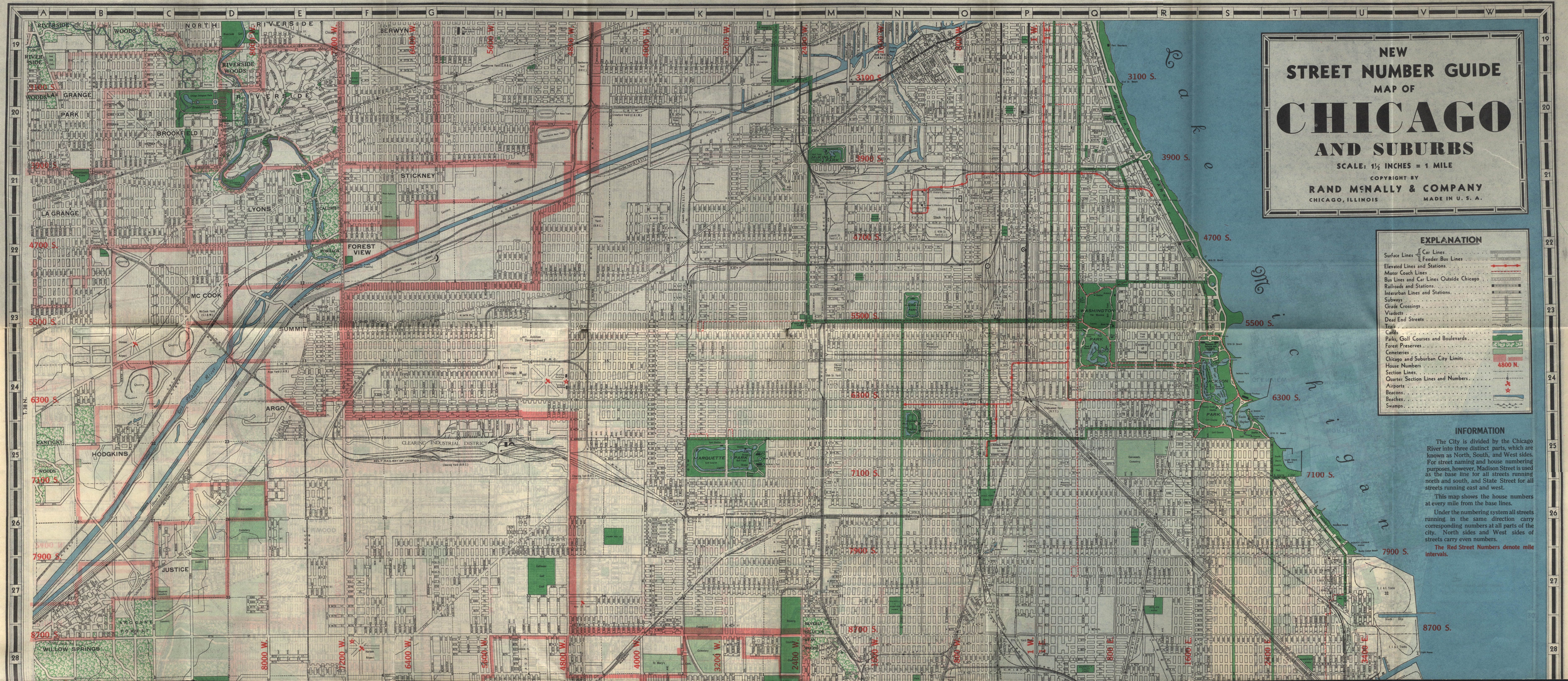 South Side Chicago Map