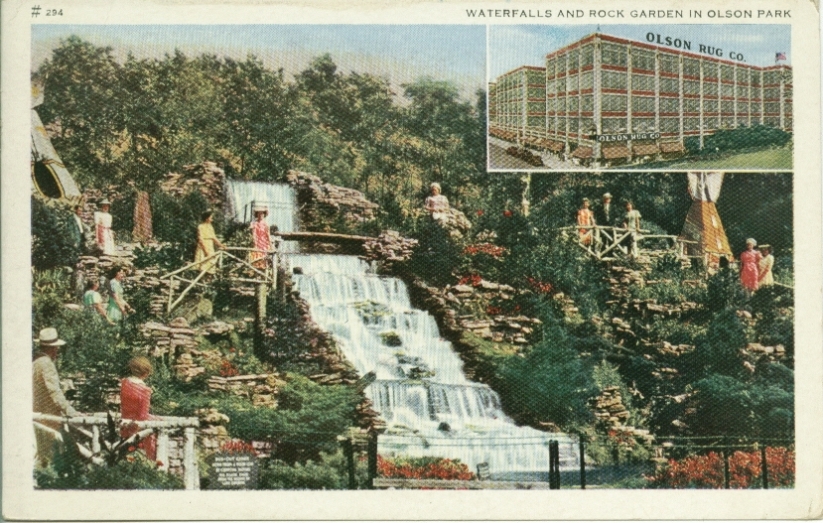 Olson Waterfall Postcard